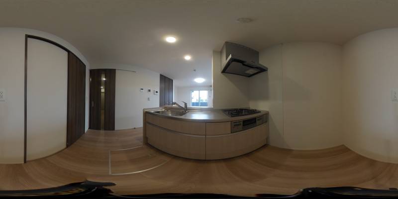 パノラマ画像キッチン