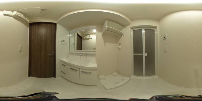 パノラマ画像洗面所