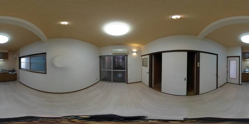 パノラマ画像リビング