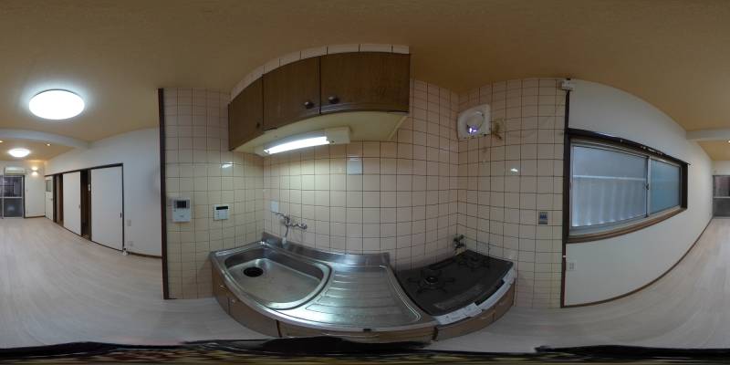 パノラマ画像キッチン