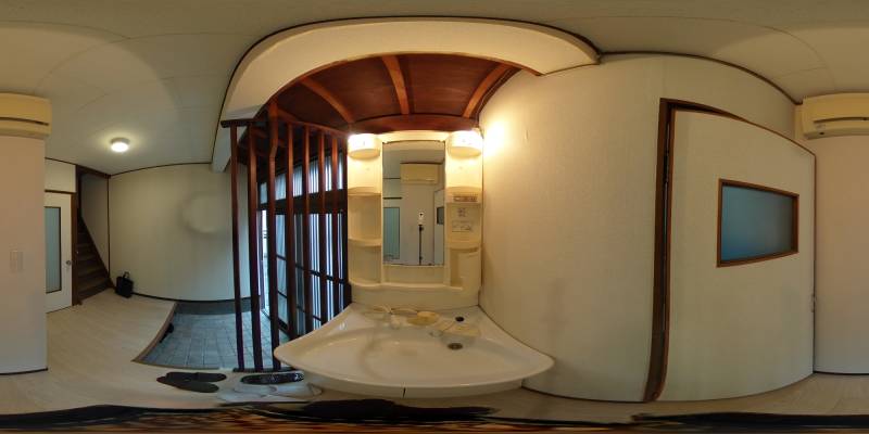 パノラマ画像洗面所