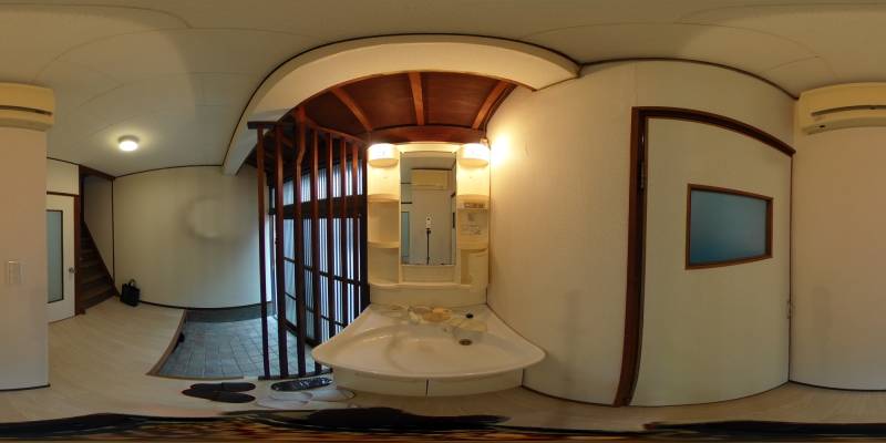 パノラマ画像洗面所