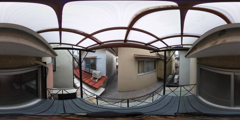 パノラマ画像バルコニー