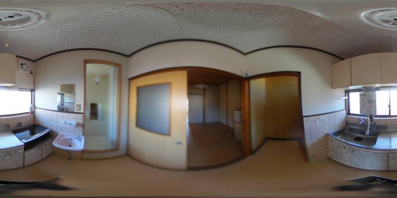 パノラマ画像キッチン