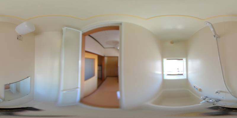 パノラマ画像バスルーム