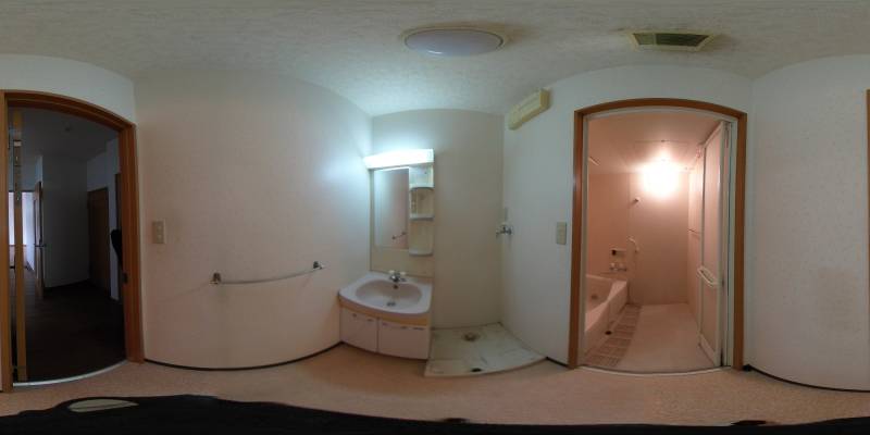 パノラマ画像洗面所