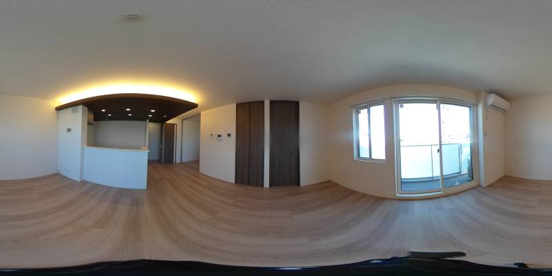 パノラマ画像リビング