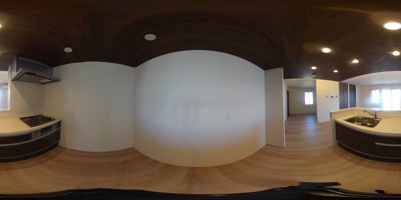 パノラマ画像キッチン
