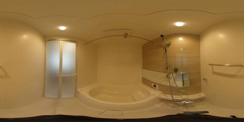 パノラマ画像バスルーム