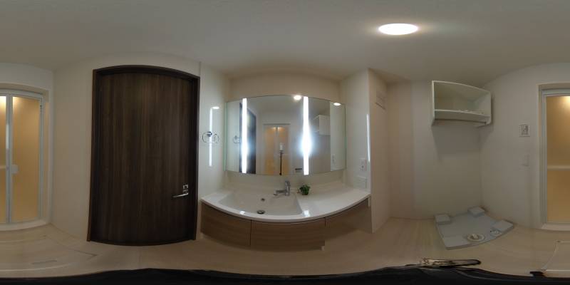 パノラマ画像洗面所