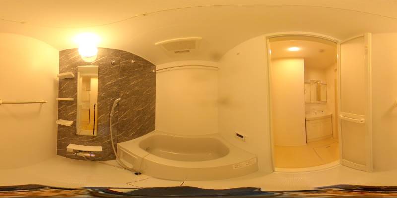 パノラマ画像バスルーム