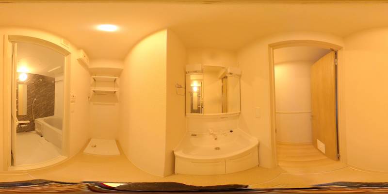 パノラマ画像洗面所