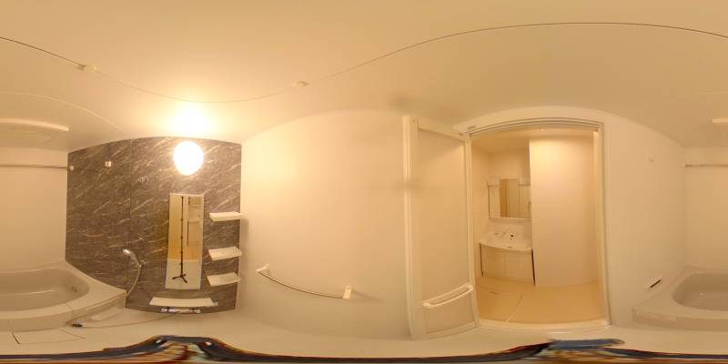 パノラマ画像バスルーム