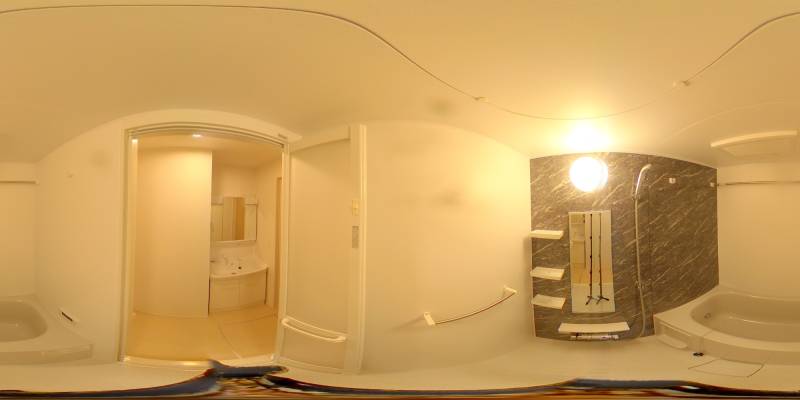 パノラマ画像バスルーム