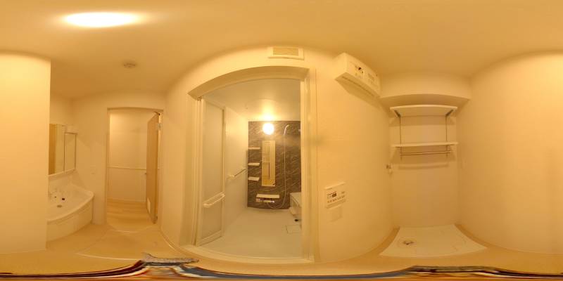 パノラマ画像洗面所