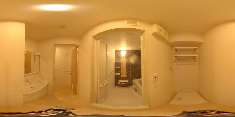 パノラマ画像洗面所