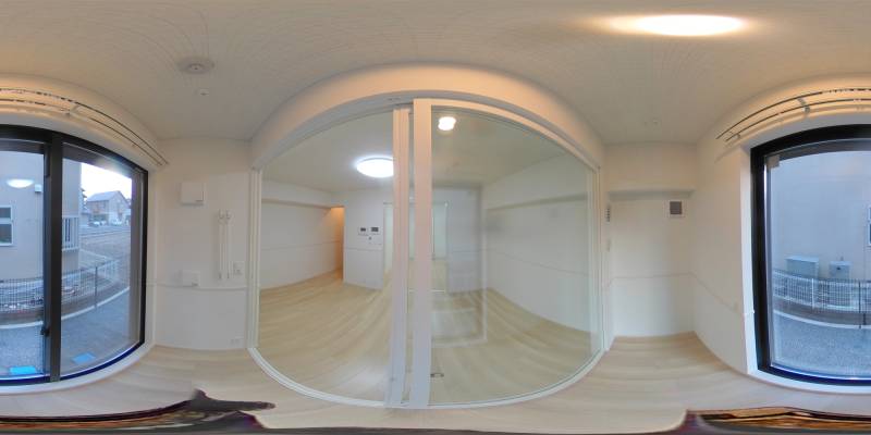 パノラマ画像バルコニー