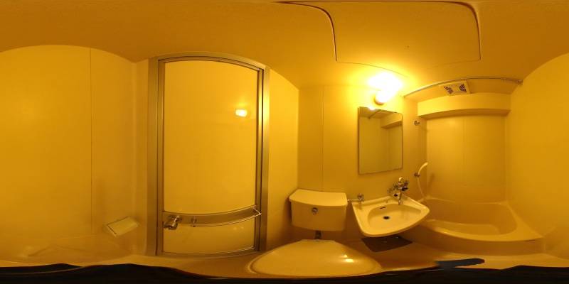 パノラマ画像バスルーム