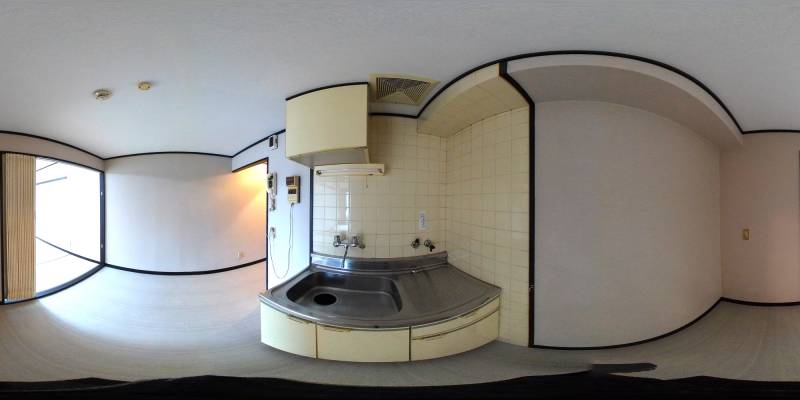 パノラマ画像キッチン