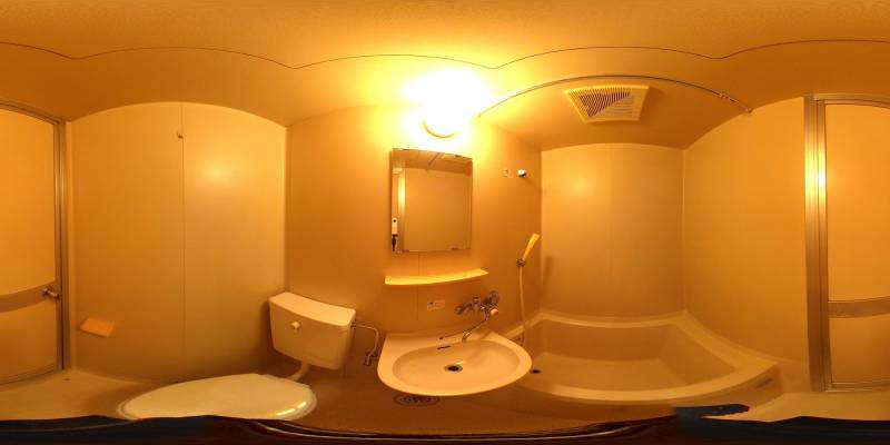 パノラマ画像バスルーム