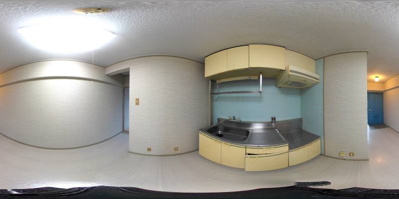 パノラマ画像キッチン