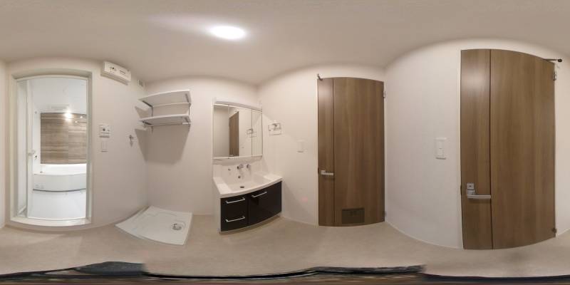 パノラマ画像洗面所