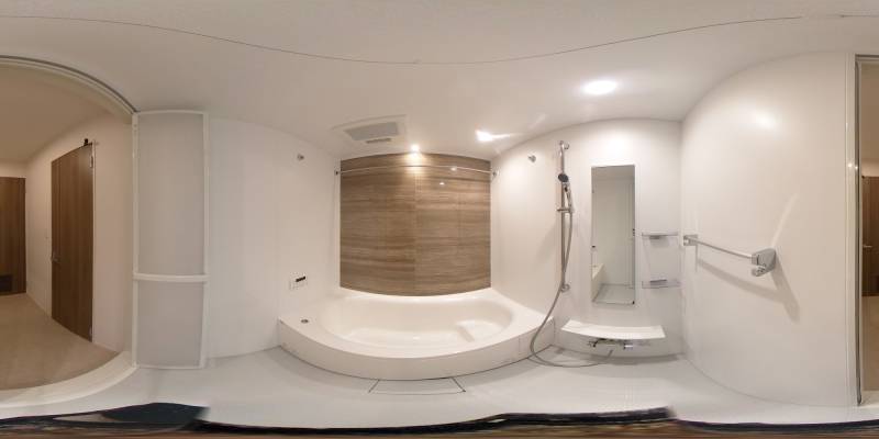 パノラマ画像バスルーム