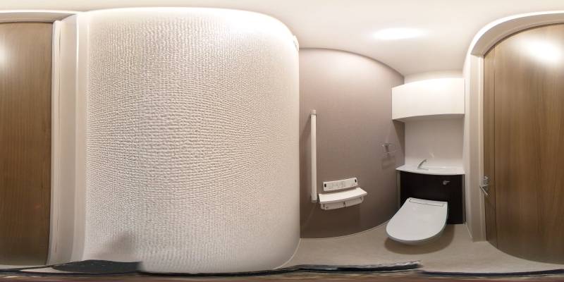 パノラマ画像トイレ