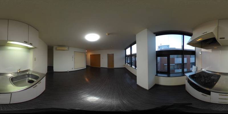 パノラマ画像キッチン
