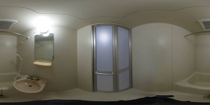 パノラマ画像バスルーム