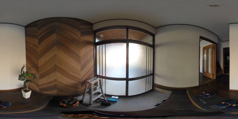 パノラマ画像玄関