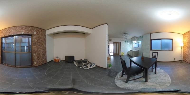 パノラマ画像リビング