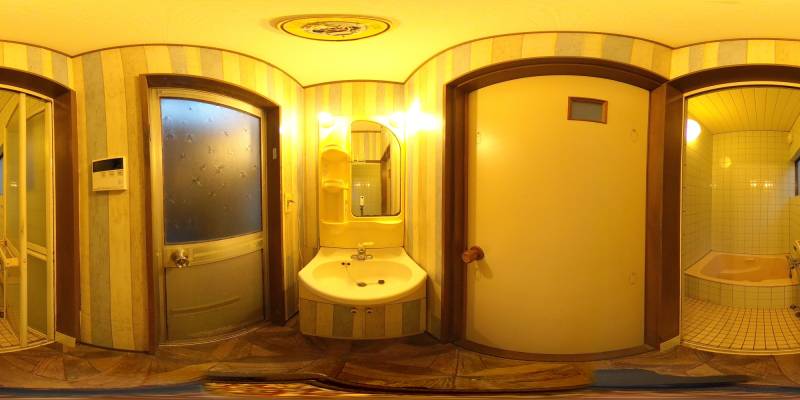 パノラマ画像洗面所