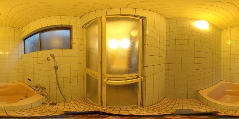 パノラマ画像バスルーム