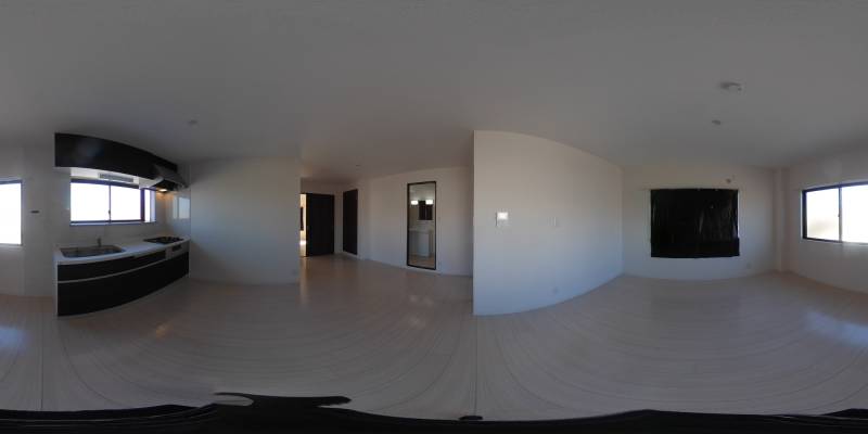 パノラマ画像リビング