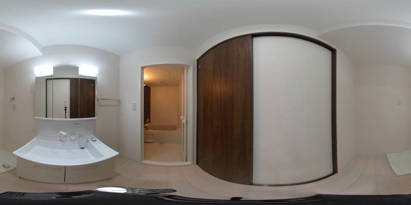 パノラマ画像洗面所