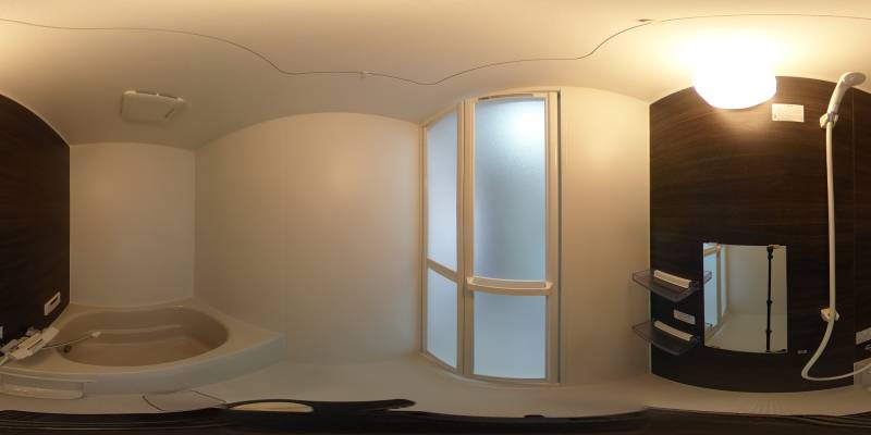 パノラマ画像バスルーム