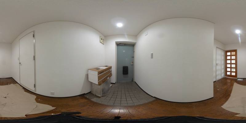 パノラマ画像玄関