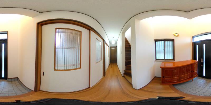 パノラマ画像玄関