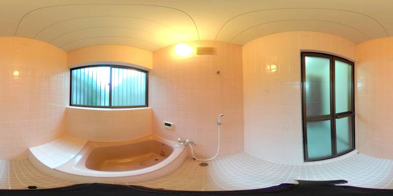 パノラマ画像バスルーム