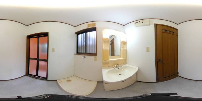 パノラマ画像洗面所