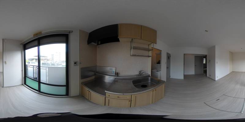 パノラマ画像キッチン