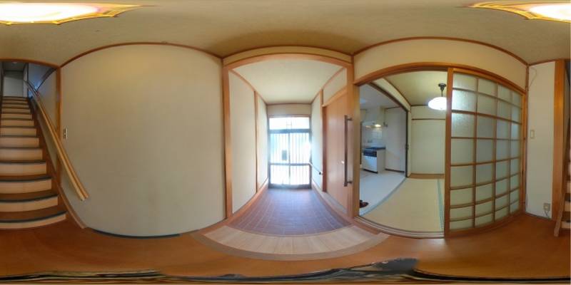 パノラマ画像玄関