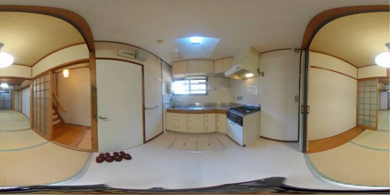 パノラマ画像キッチン