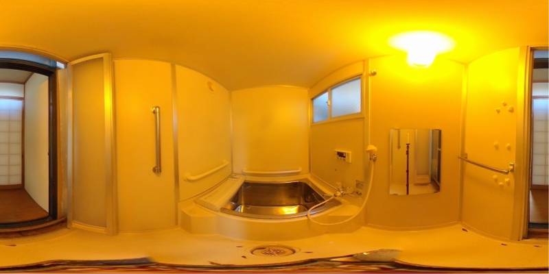 パノラマ画像バスルーム