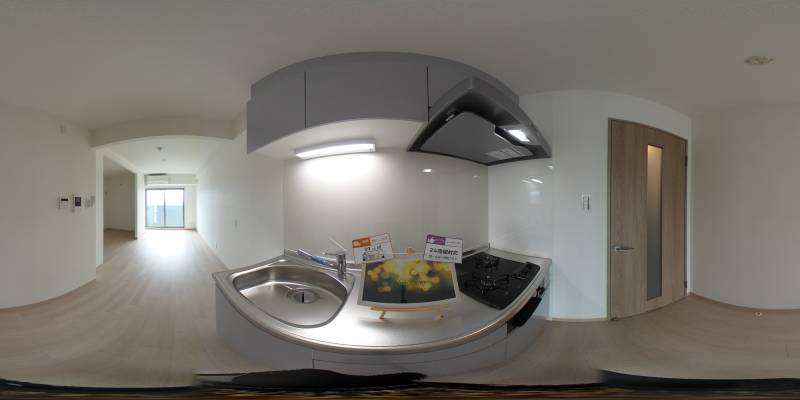 パノラマ画像キッチン