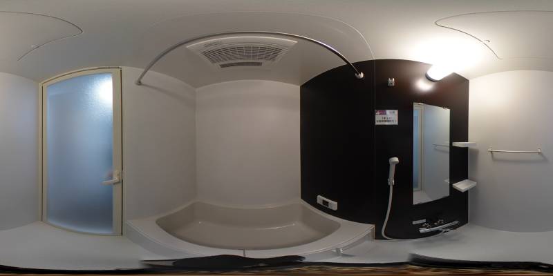 パノラマ画像バスルーム