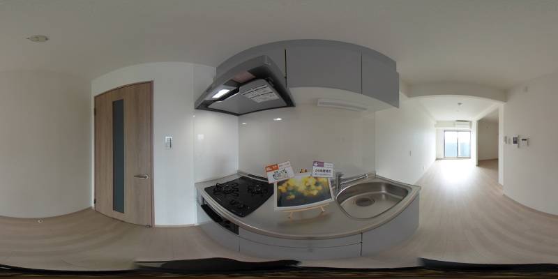 パノラマ画像キッチン