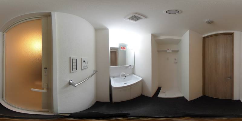 パノラマ画像洗面所