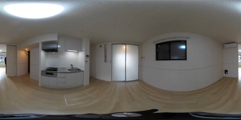 パノラマ画像リビング